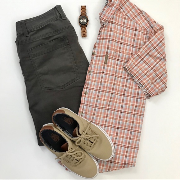 Men’s Columbia striped button up shirt - Size S - Picture 8 of 8